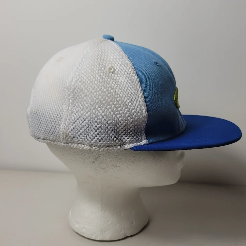 Oakley Men’s Squared Adjustable Flex Fit Hat Electric Blue White - Picture 2 of 9